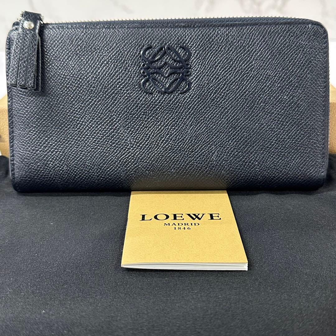 新品同様‼️ ロエベ　LOEWE 財布　長財布　アナグラム