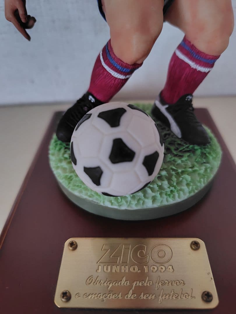 Zico フィギュア 1994年製 背番号10　左手部分に色落有