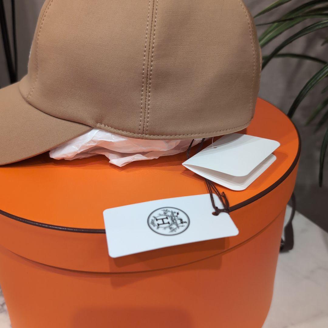 【美品:タグ付き】エルメス　キャップ