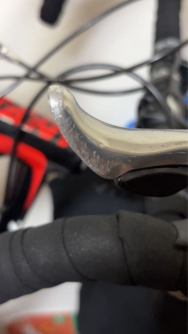 くみっきー　GIANT TCR 10速 ロードバイク 黒/赤