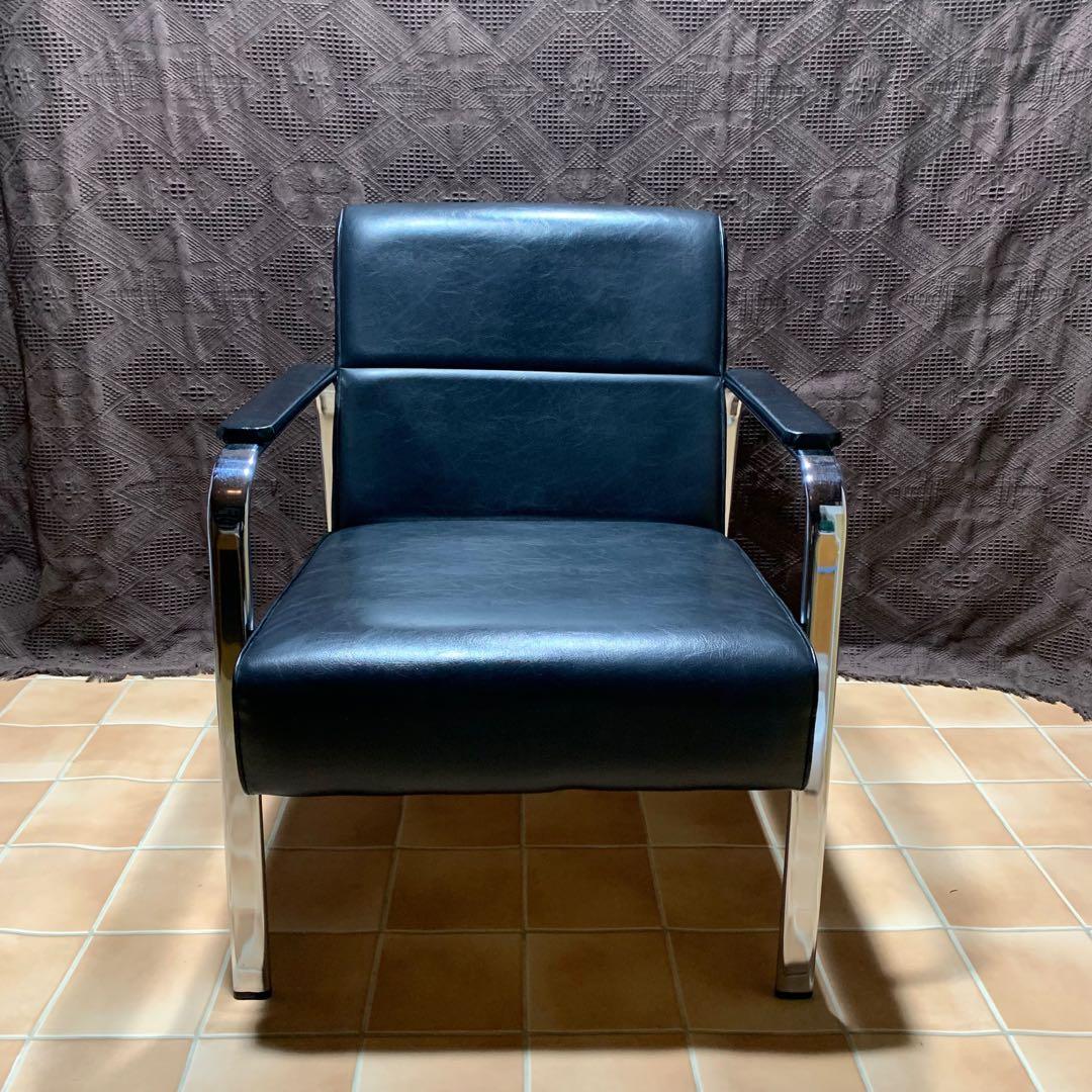 【美品】イージーチェア アームチェア ミッドセンチュリー インダストリアル