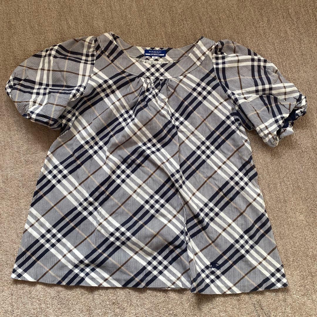バーバリーブルーレーベル チェック柄 半袖チュニック　3点セット