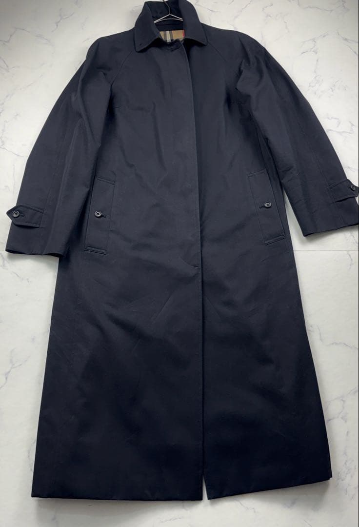 【美品】バーバリーロンドン　ロングステンカラーコート