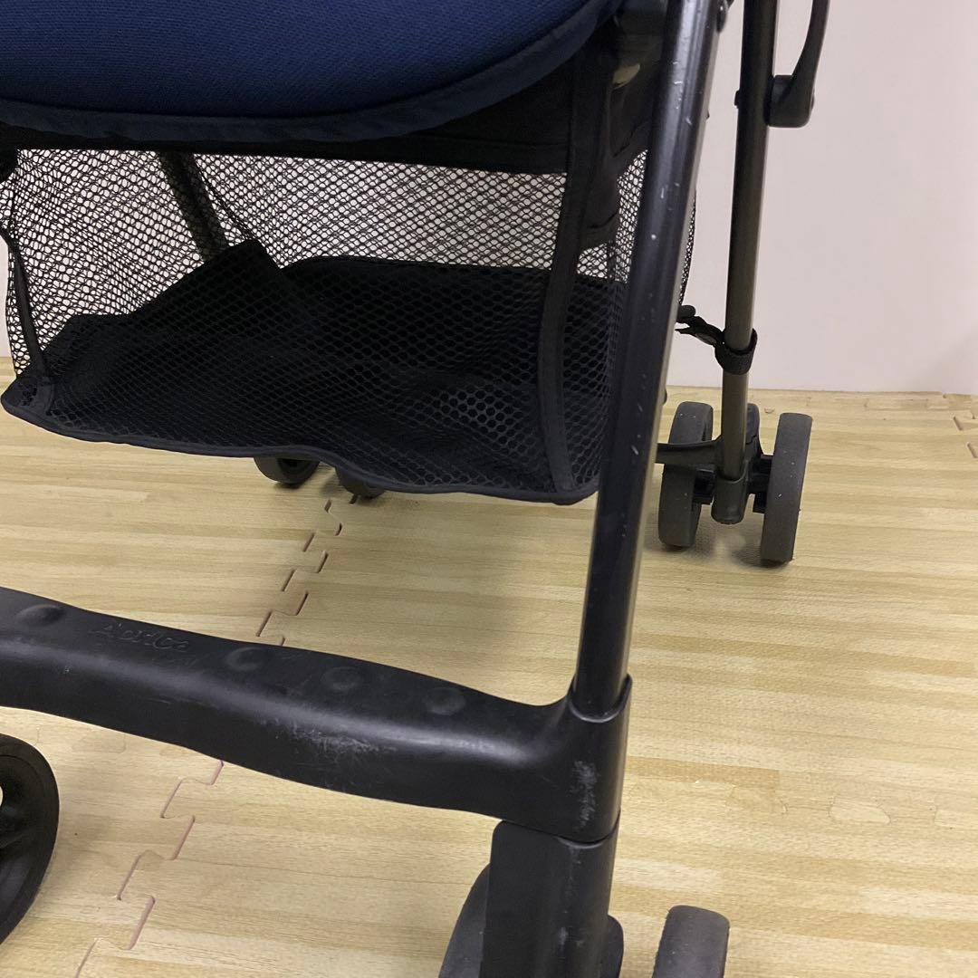 アップリカ 超軽量ベビーカー カルーンエアー AB カラフルドットネイビー