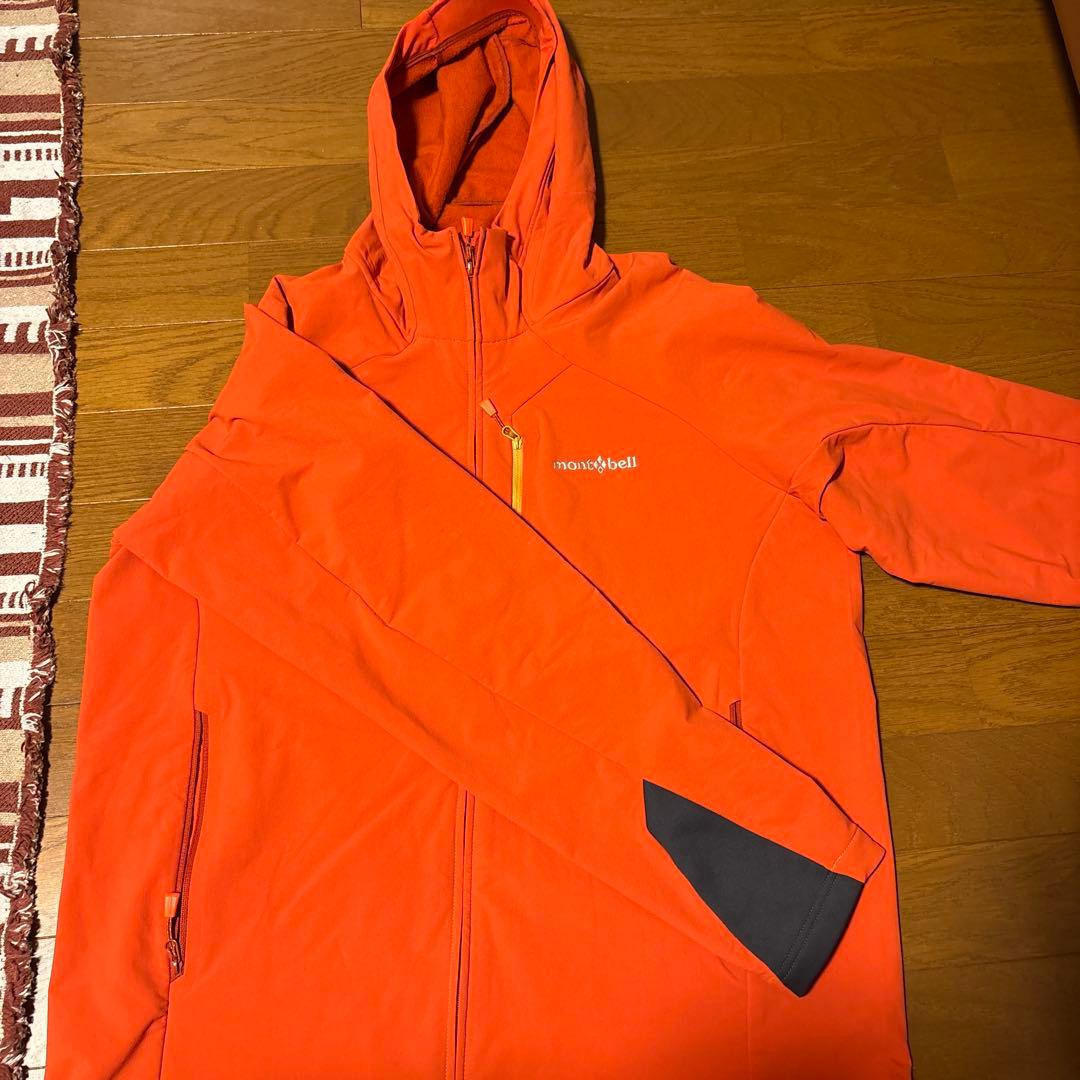 mont-bell ノマドパーカー　マウンテンパーカー Lサイズ オレンジ