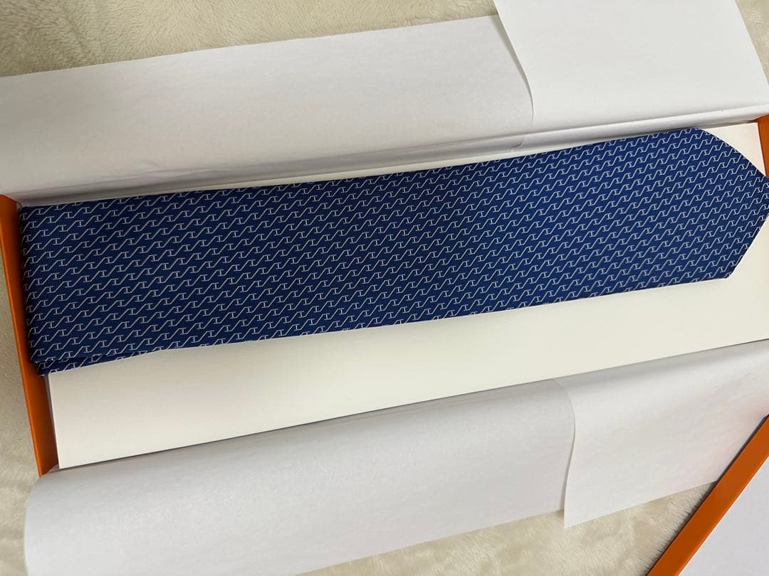 【値下げ】HERMÈS エルメス ネクタイ＆ポケットチーフセット