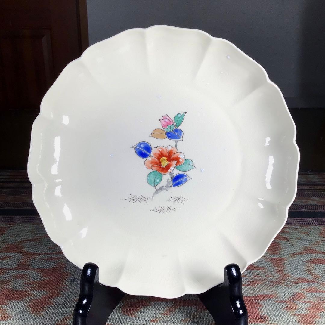 『プレうー特価』　薩摩焼　(苗代川焼) 十四代 沈壽官　絵皿　5枚　柄違い