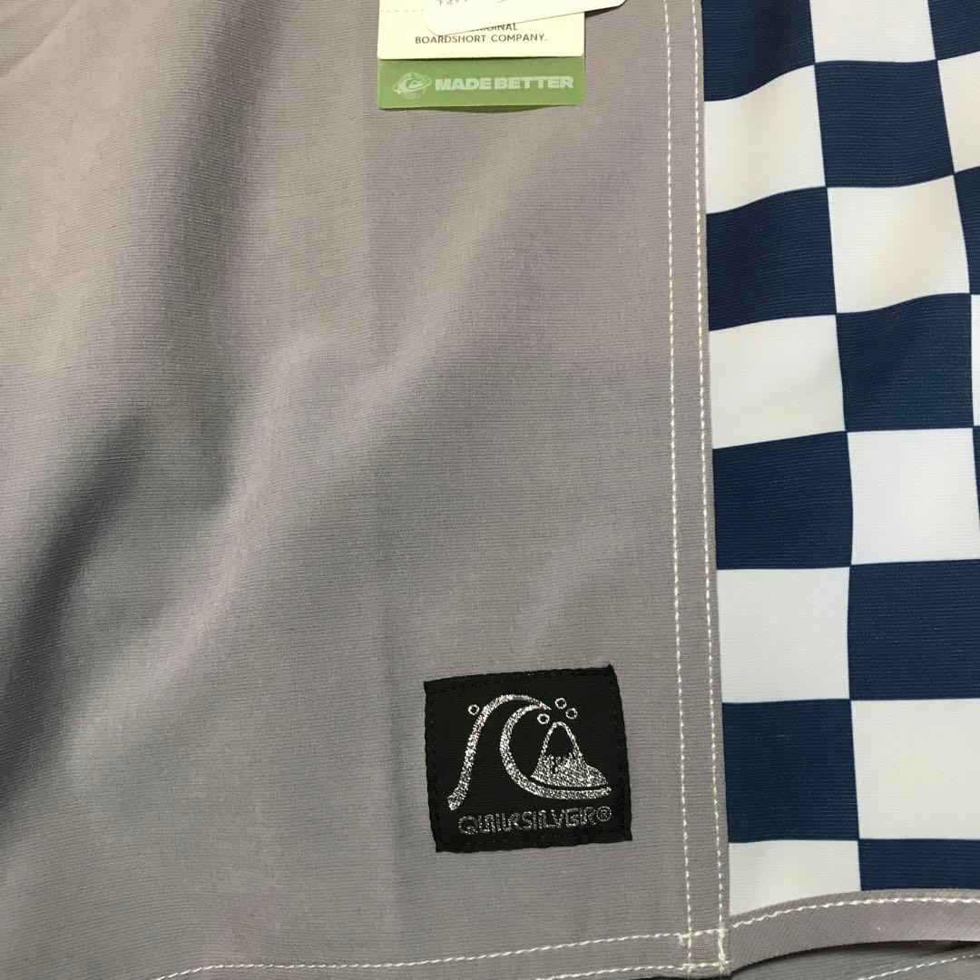Quiksilver ボードショーツ Mグレー・チェック
