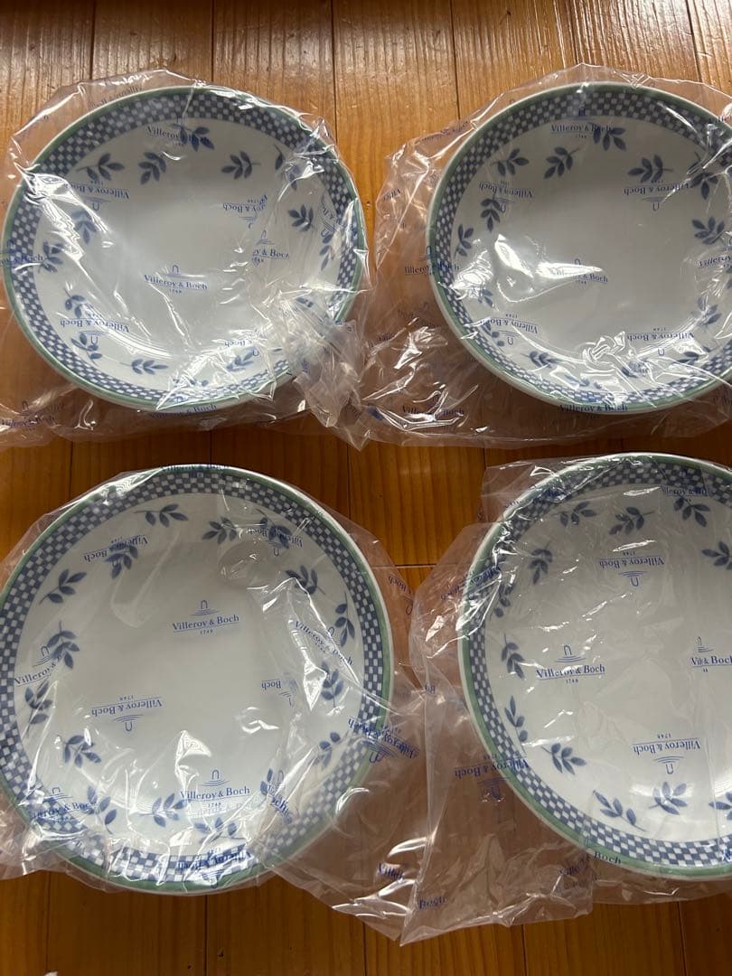ちこ　Villeroy＆Boch パスタボウル　23cm 4枚セット