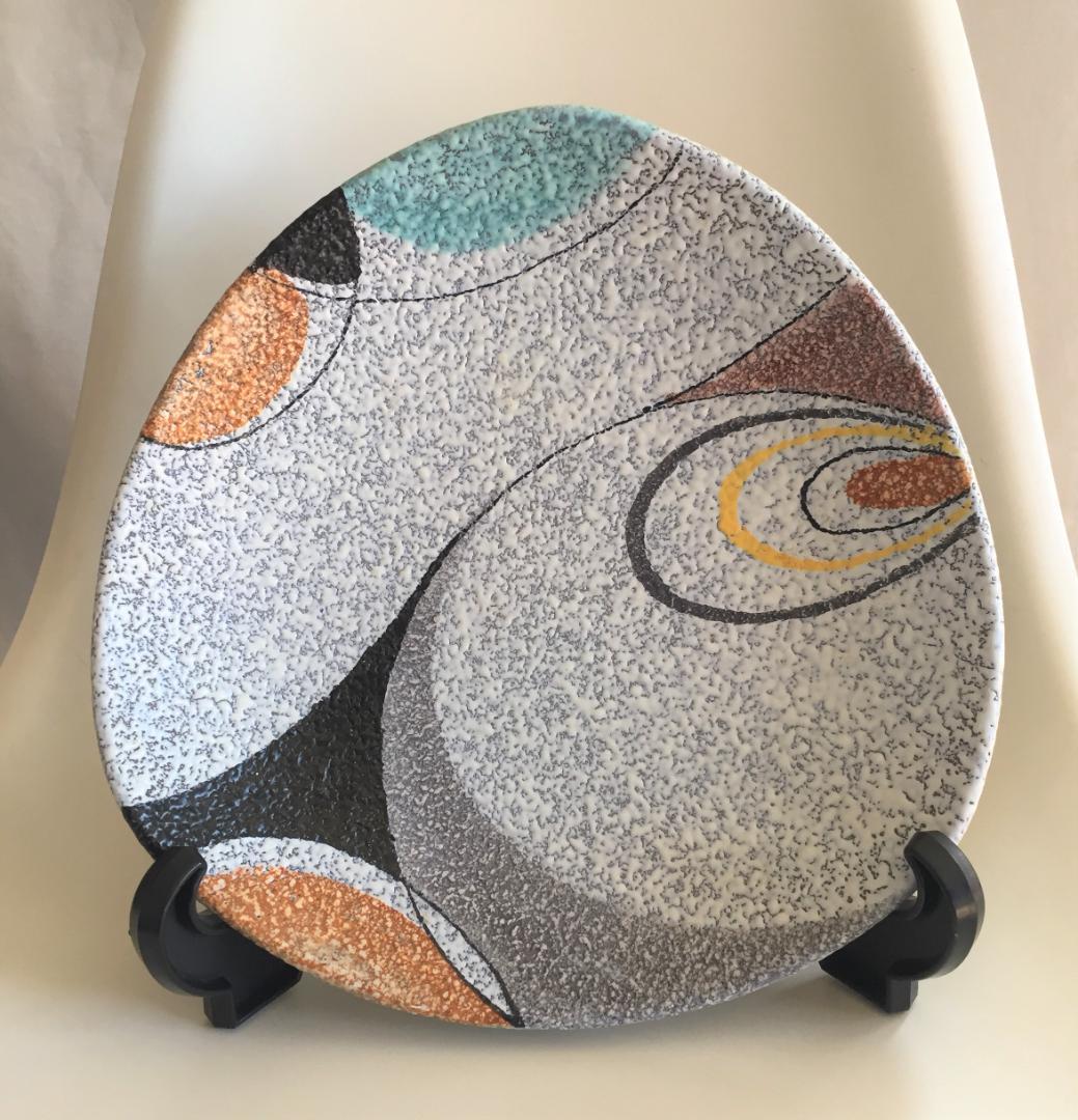 ビンテージgouda pottery Holland Rumba Flora 皿