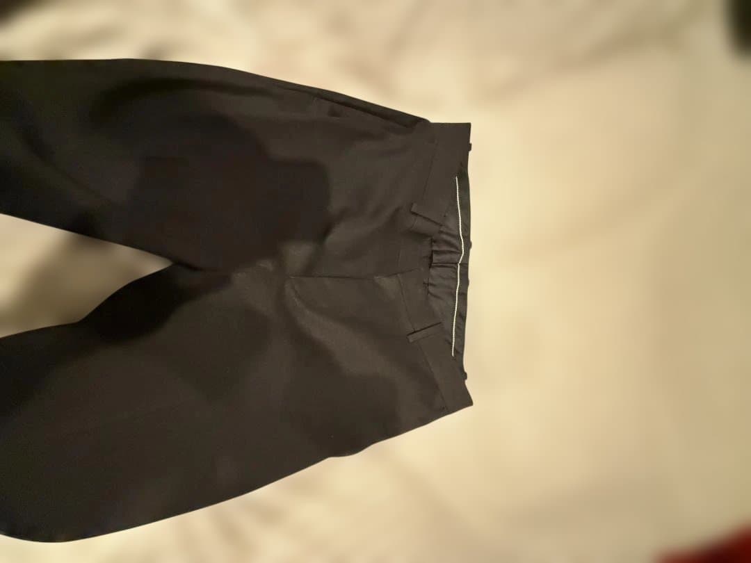 PLST ウォッシャブルフラノジャケット パンツ　セットアップ　ダークブラウン