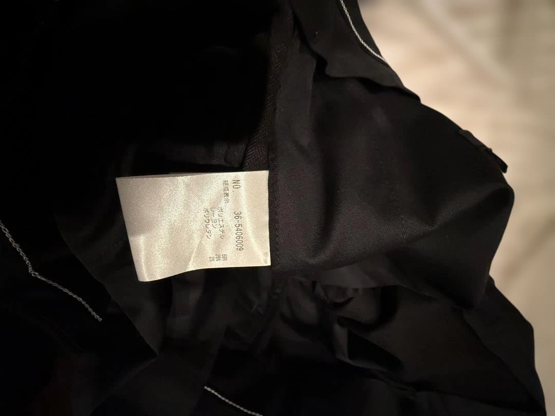 PLST ウォッシャブルフラノジャケット パンツ　セットアップ　ダークブラウン