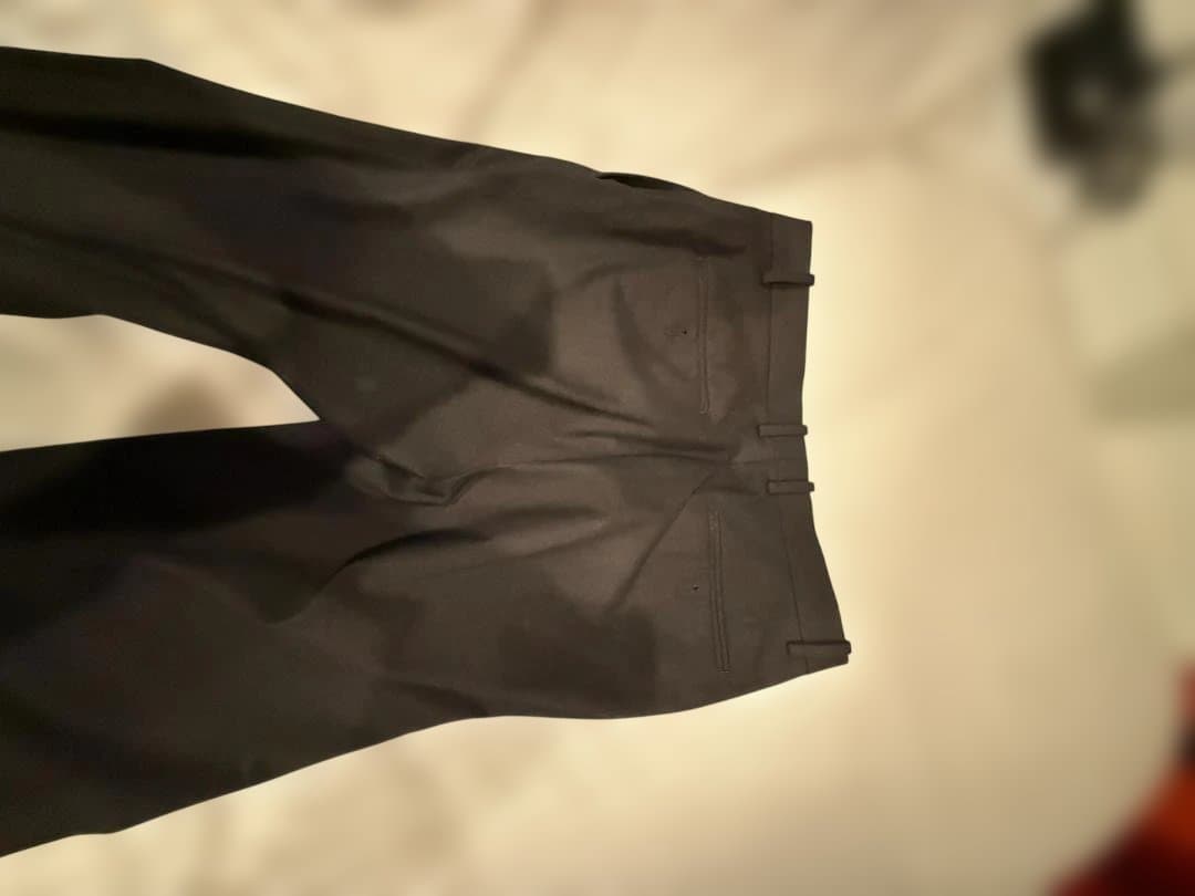 PLST ウォッシャブルフラノジャケット パンツ　セットアップ　ダークブラウン