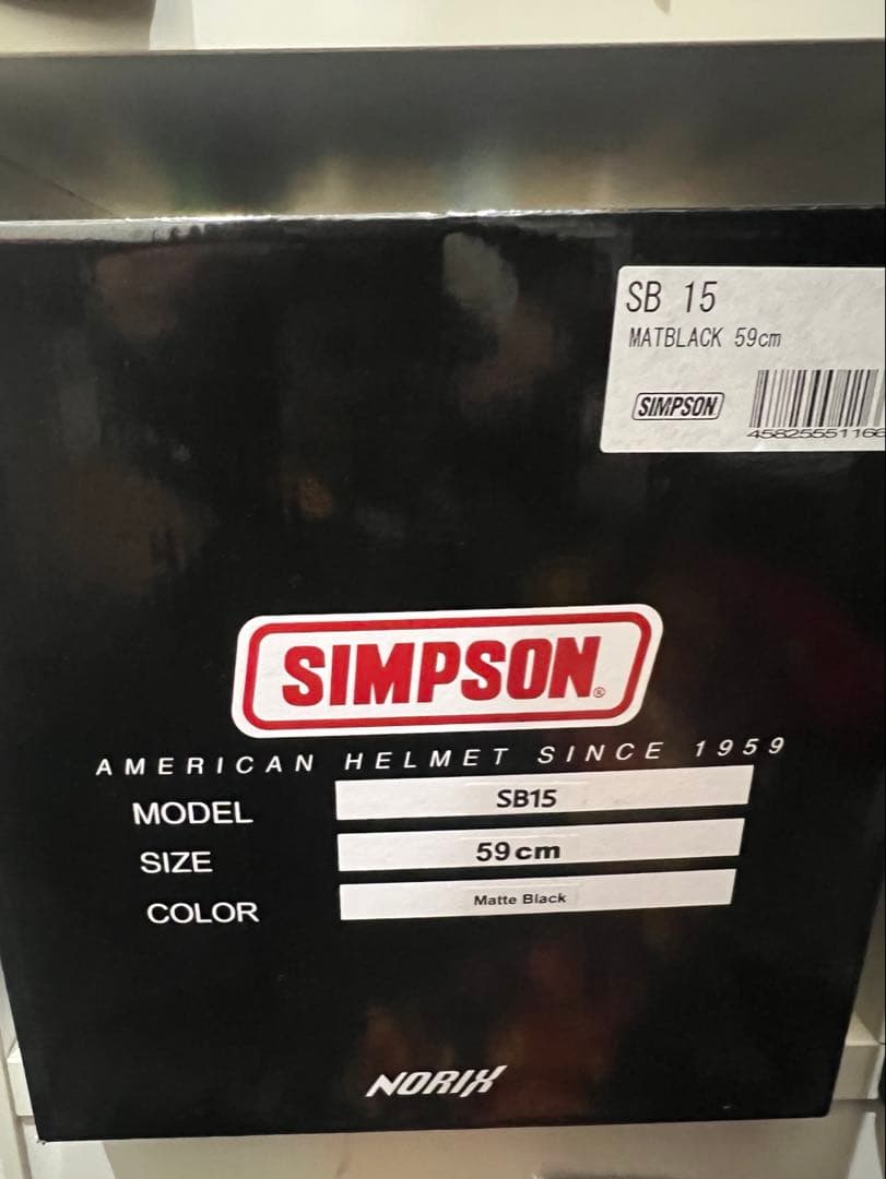 SIMPSON フルフェイスヘルメット ブラック