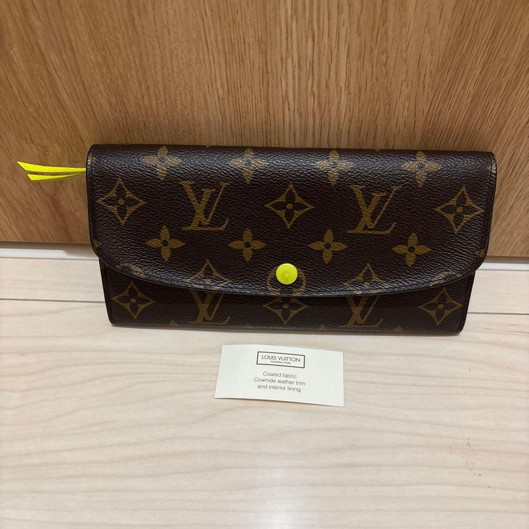 ルイヴィトン　ポルトフォイユ・エミリー　レアカラー　正規店購入　長財布　最終価格