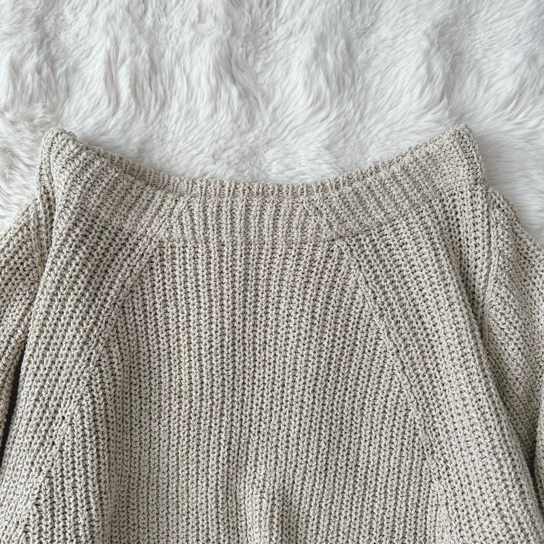 ドゥーズィエムクラス★Lily Linen アゼプルオーバー　シルク　麻　ニット