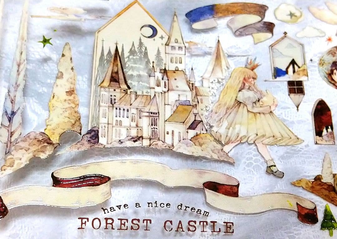 ✩のこり１✩J700＃森林深处(水晶)Reco切り売り海外人物マステ女の子