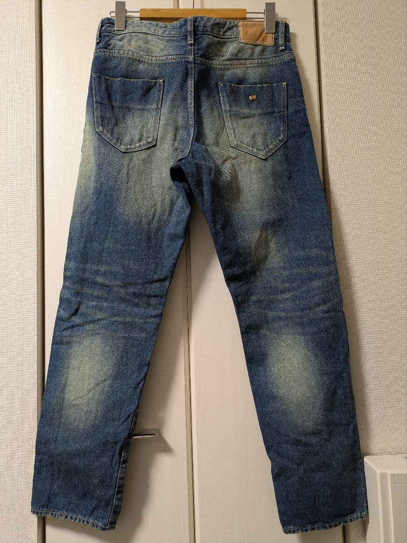美品　minaperhonen always デニム 40　ストレート タグ有