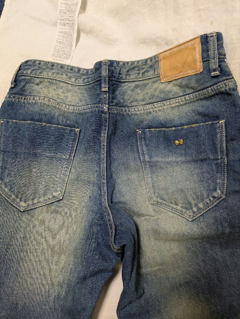 美品　minaperhonen always デニム 40　ストレート タグ有