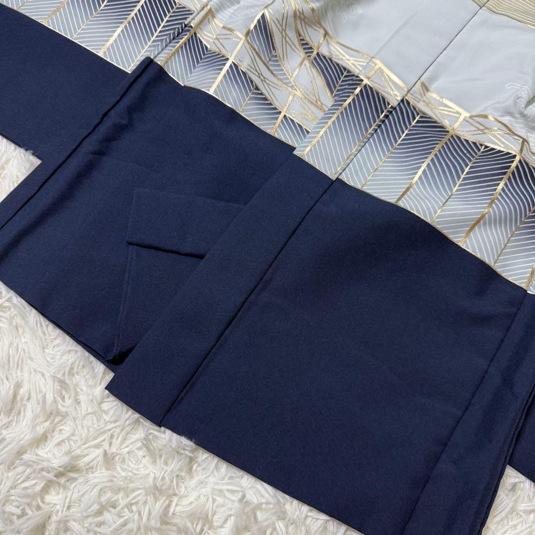 七五三　5歳　男の子　フルセット　ネイビー　箱あり　紋付羽織　753 箱あり