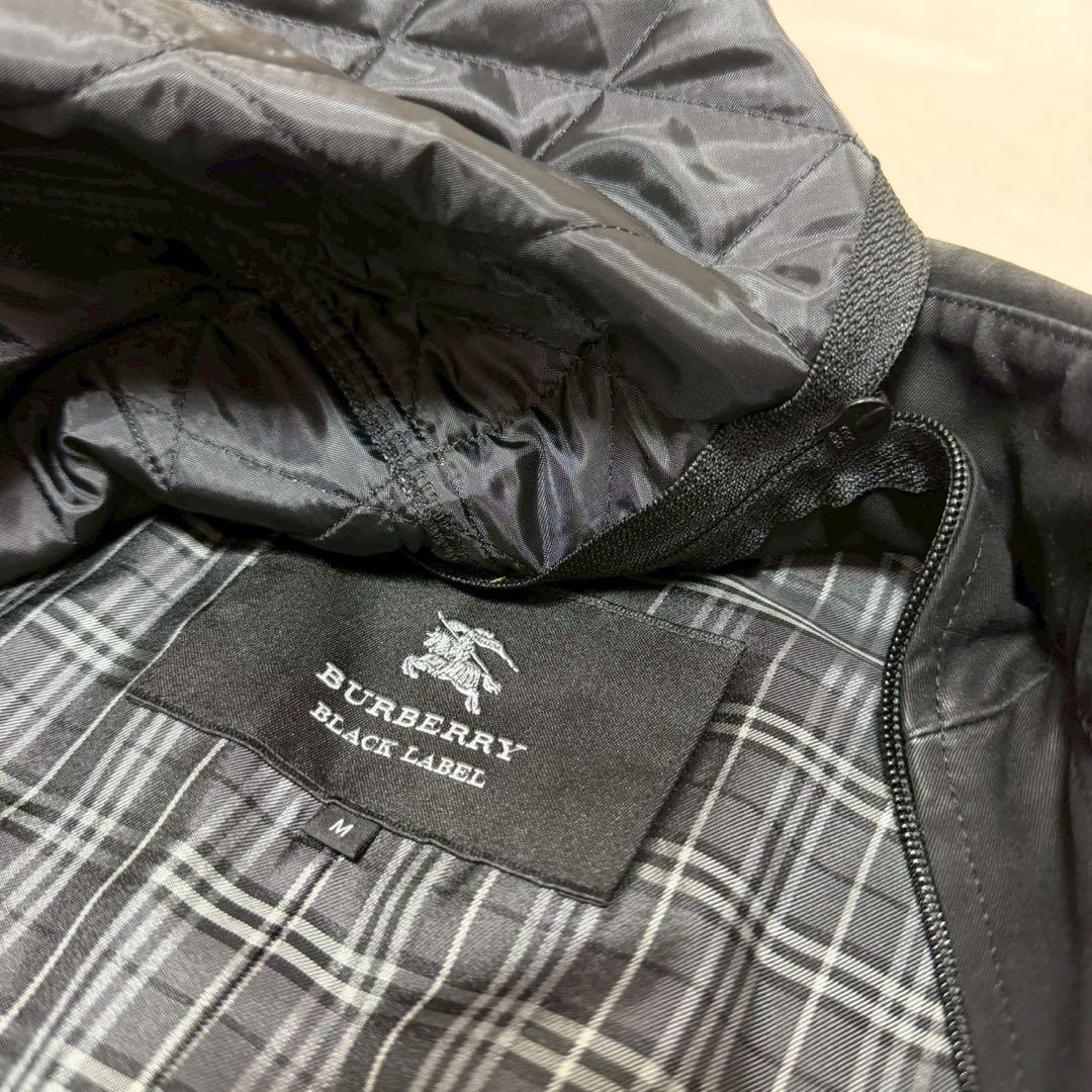 良品✨バーバリーブラックレーベル　トレンチコート　ライナー　ベルト付　チェック