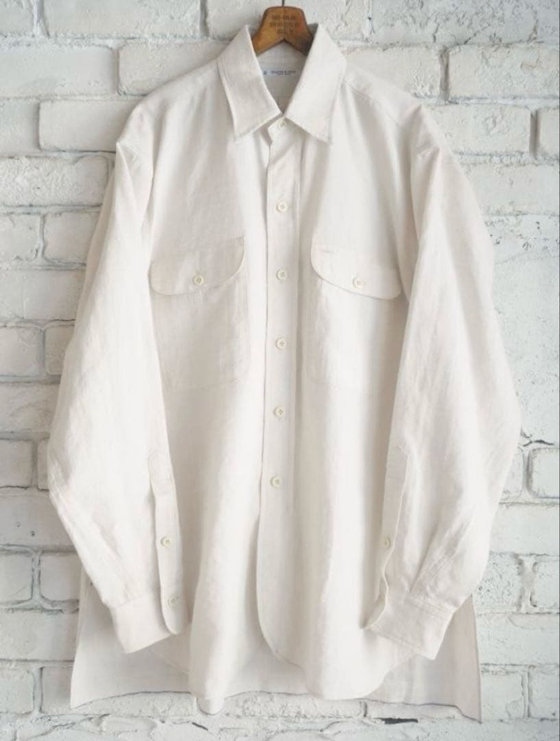 23ss MAATEE&SONS 強撚LINEN WORK SHIRT