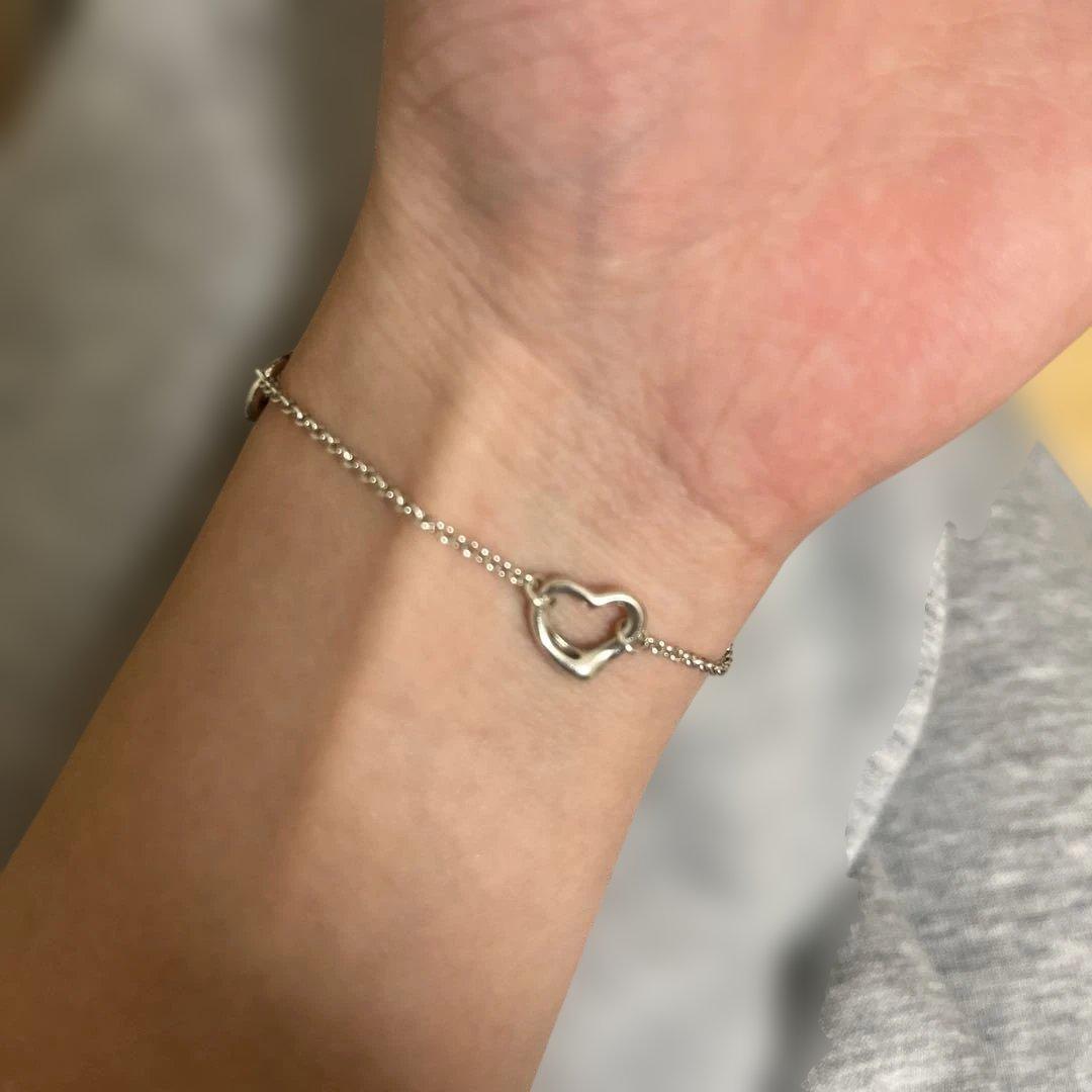 ティファニー Tiffany & Co. オープンハート ブレスレット