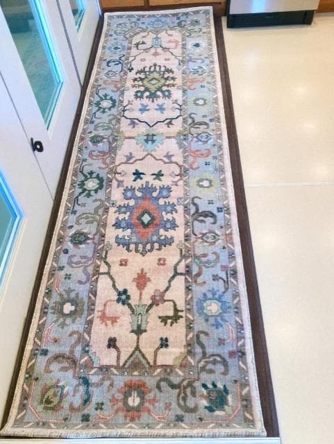 【新品】アンソロポロジー ペルシャ風 274cm ロングランナーラグ マット