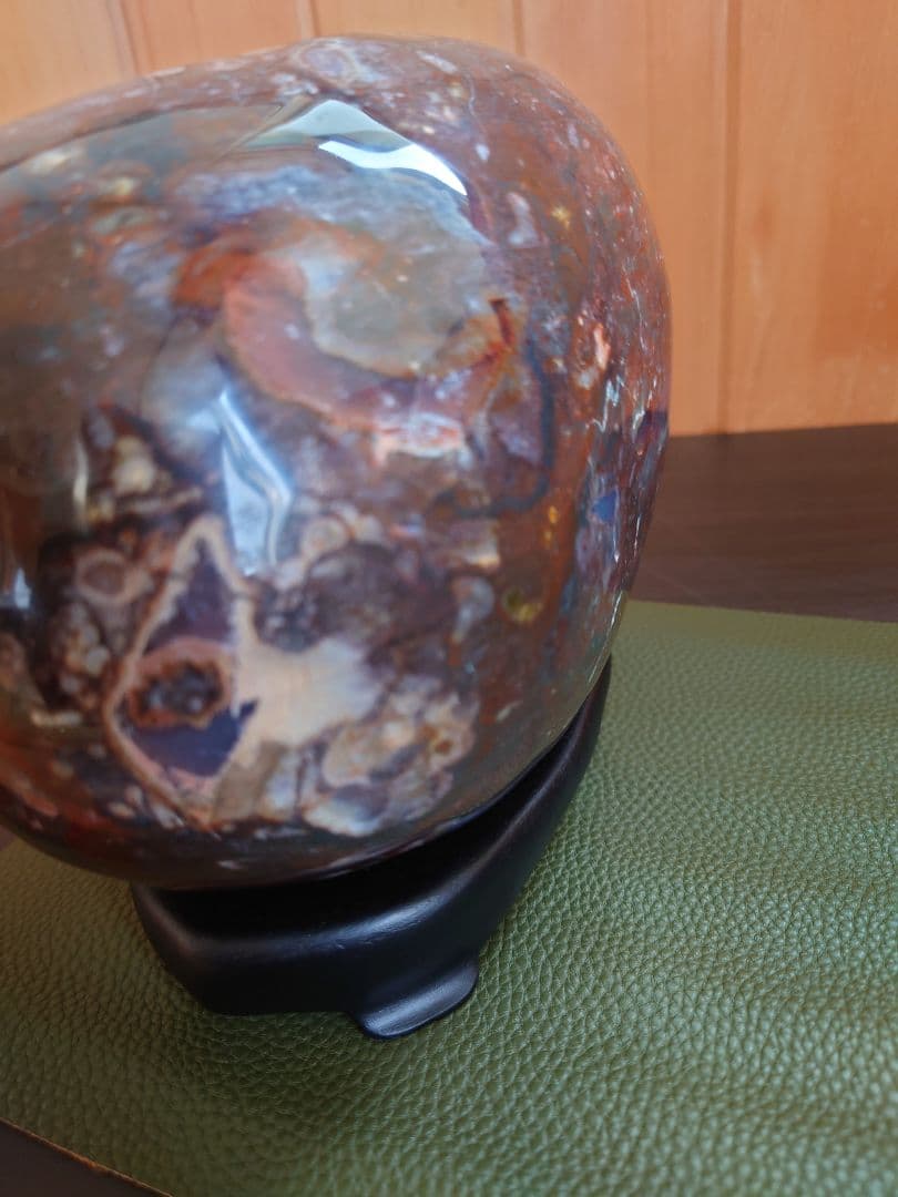 津軽　錦石 花子石　鑑賞石　青森県津軽西海岸　自然石　盆石　水石