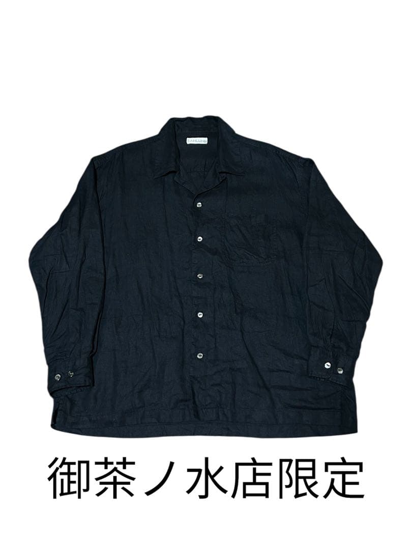 CAHLUMN 御茶ノ水店限定 リネンシャツ 長谷川昭雄