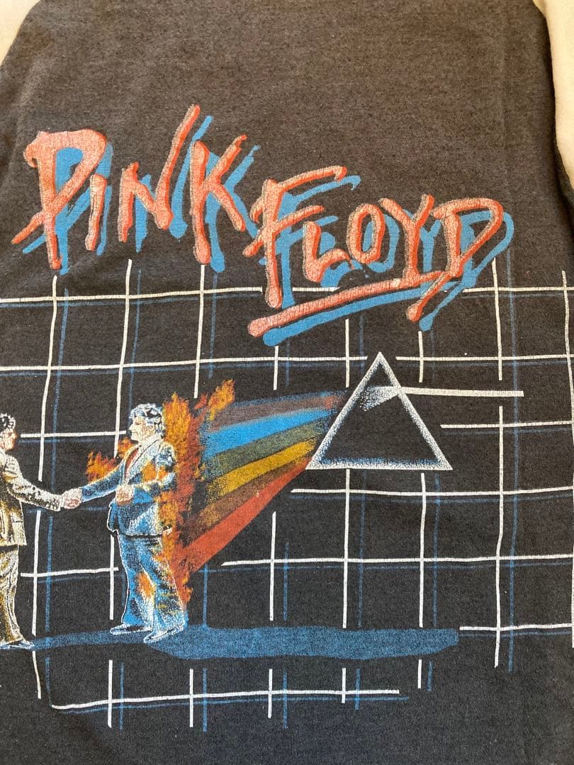 Pink Floyd ピンクフロイド七分袖Tシャツ グラフィックプリントロックT