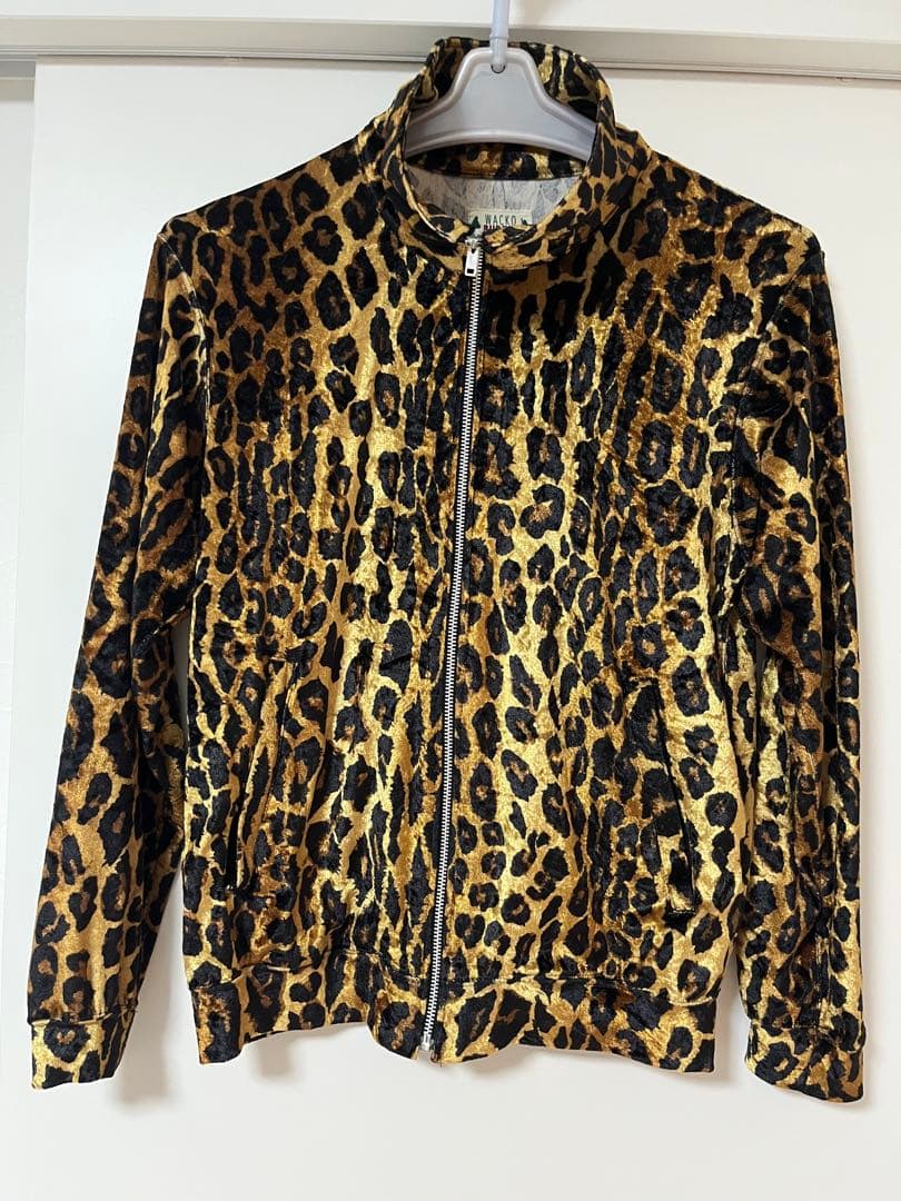 ワコマリア　wacko mariaトラックジャケット ジャージ　レオパード