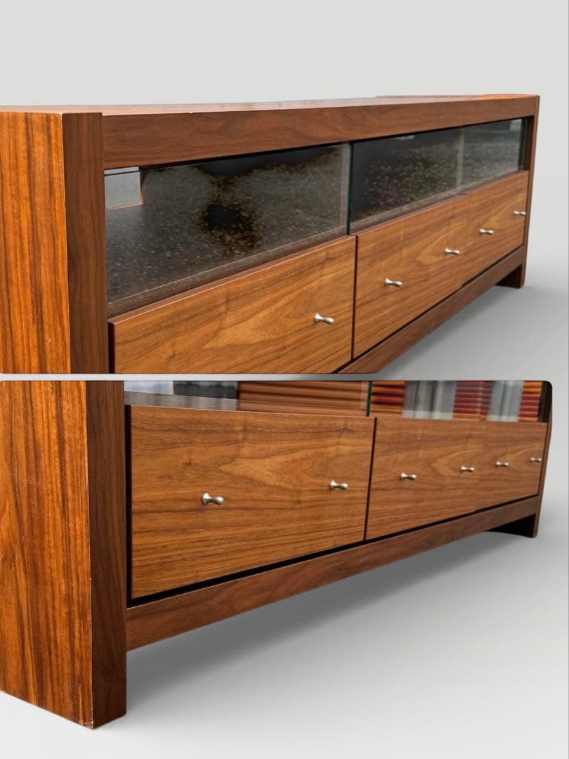 大川家具 広松木工 ベロイデア テレビ台 TVボード ウォールナット 北欧