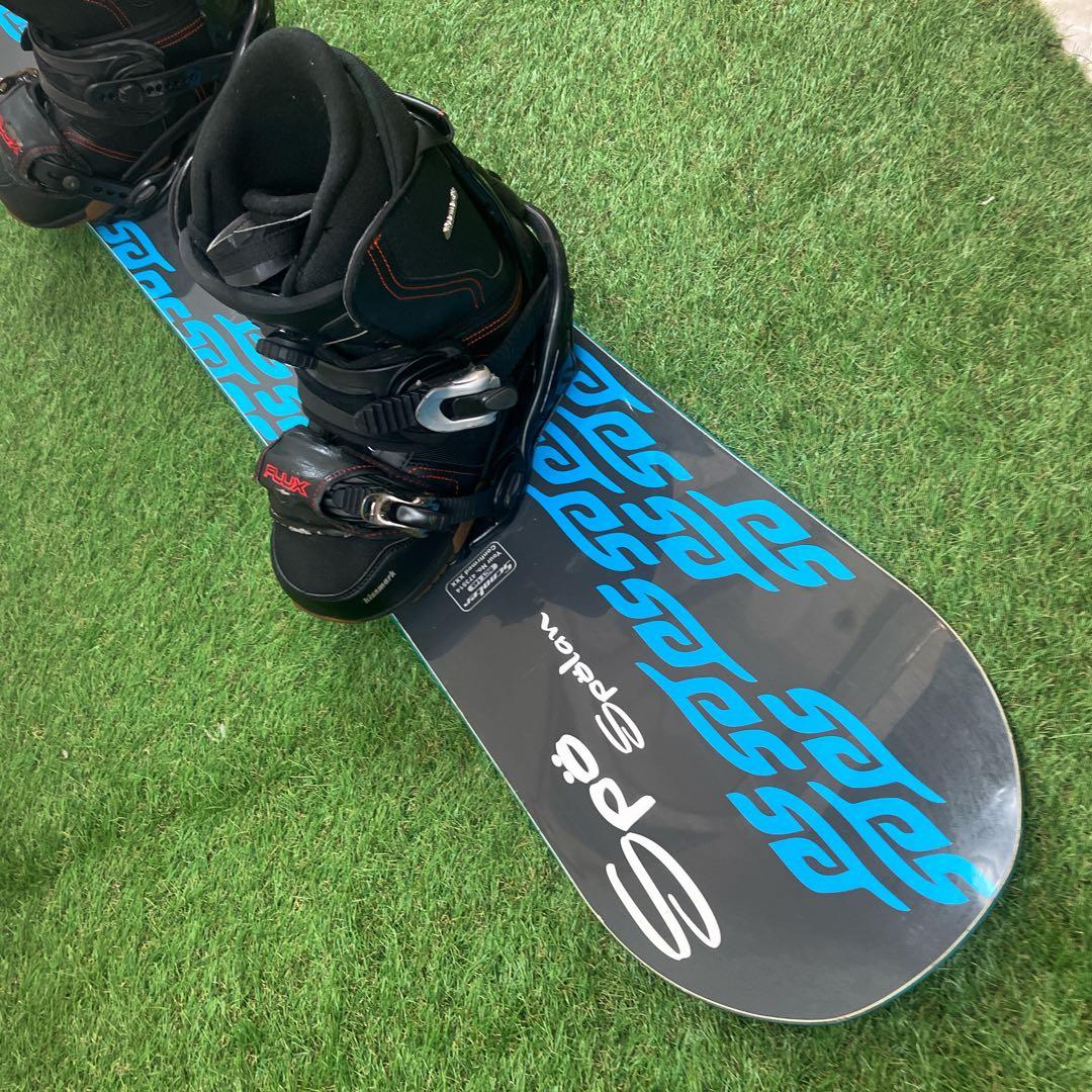 SCOOTER×FLUX　良質国産　スノーボードセットOGASAKA製　ブーツ付