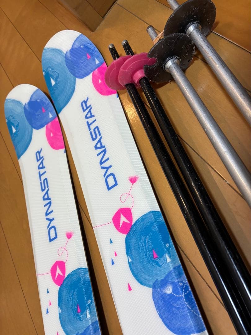 超美品スキーセット板140cm靴23、24cmの1足身長135-155cm