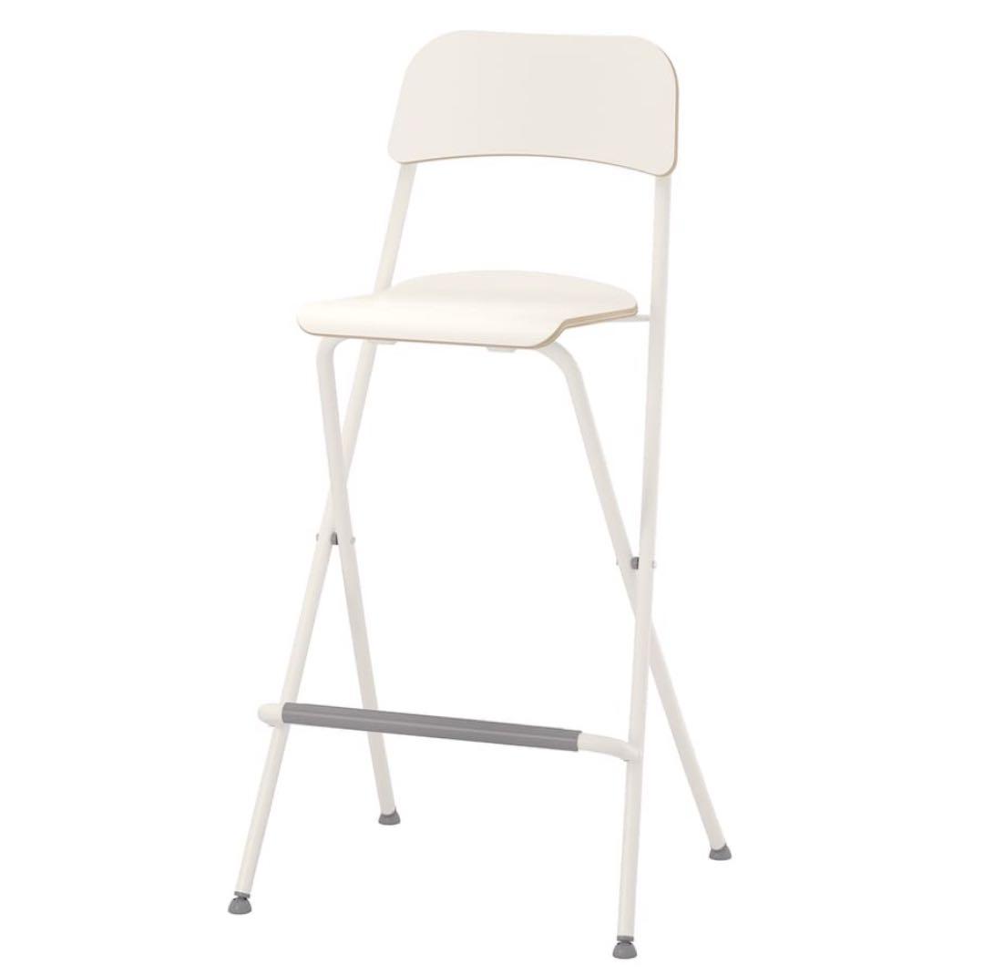 IKEA ハイチェア　FRANKLIN フランクリン　白　2脚セット