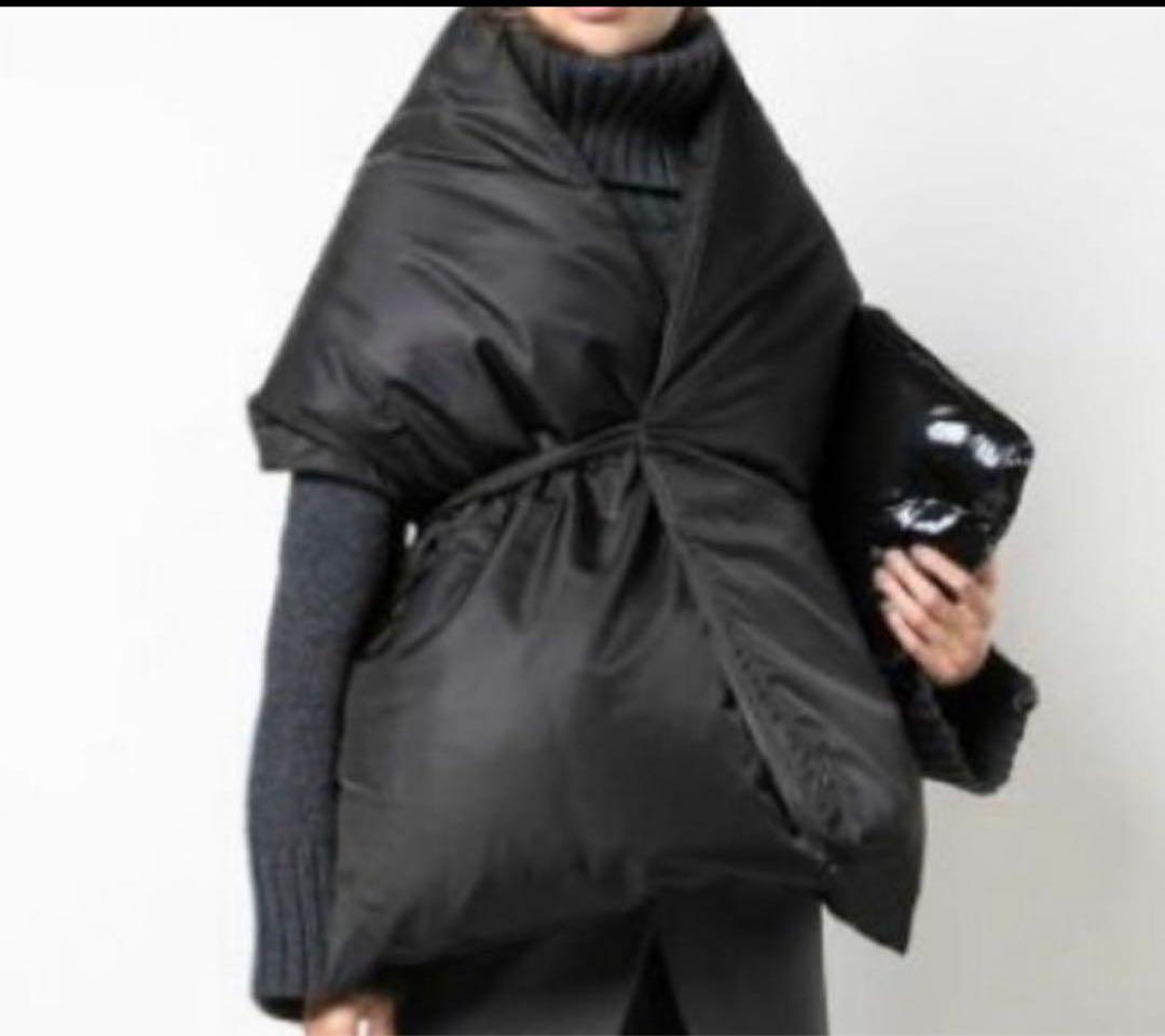 MM6 Maison Margiela ダウンマフラーポンチョ美品！マルジェラ