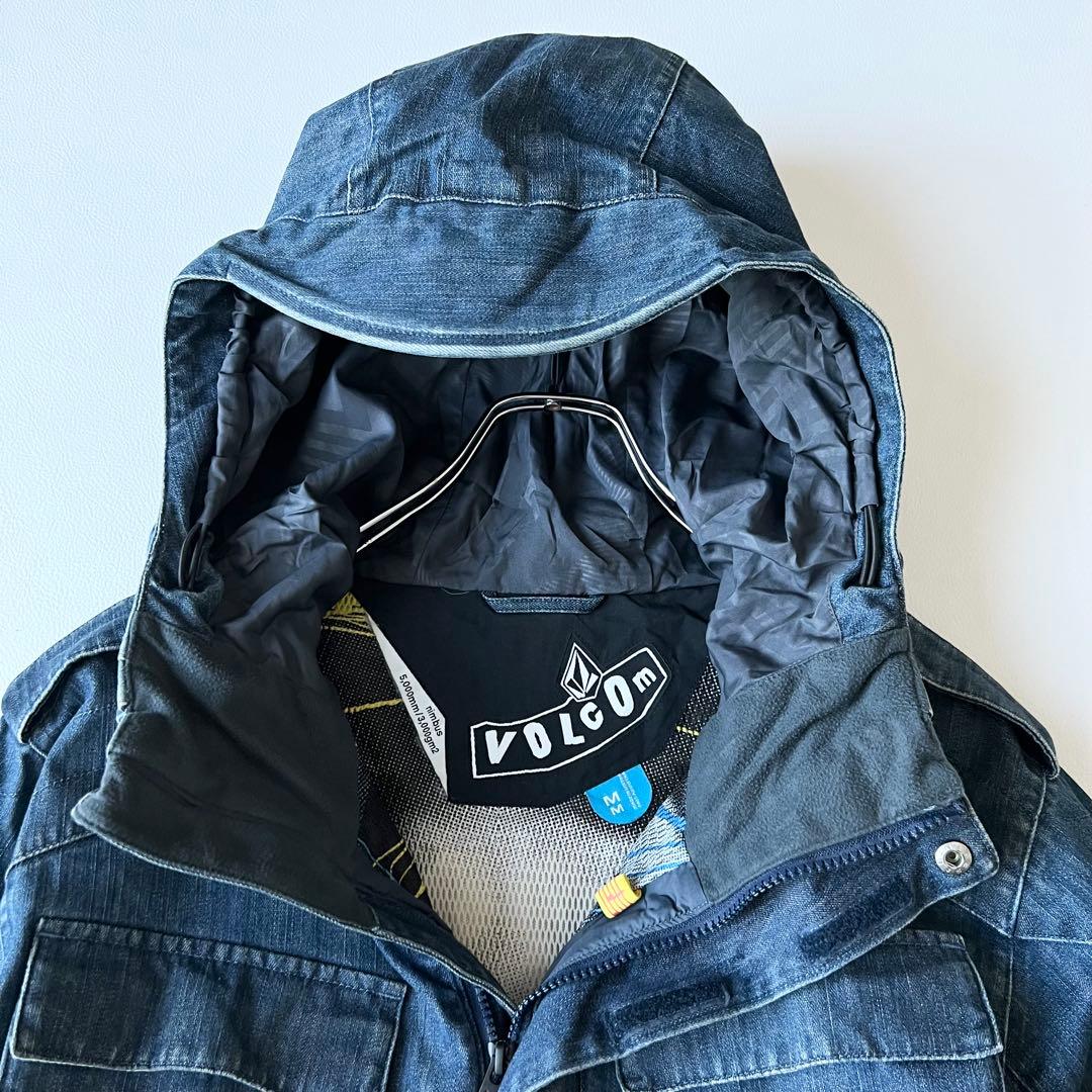 3239　ボルコム　ジャケット デニム素材　スノボウェア　ヴィンテージ加工