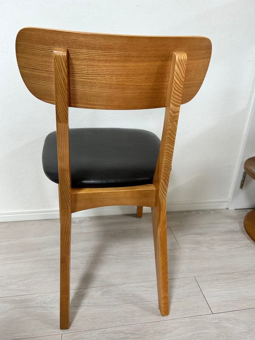 【まさ】unico 木製ダイニングチェア 合皮