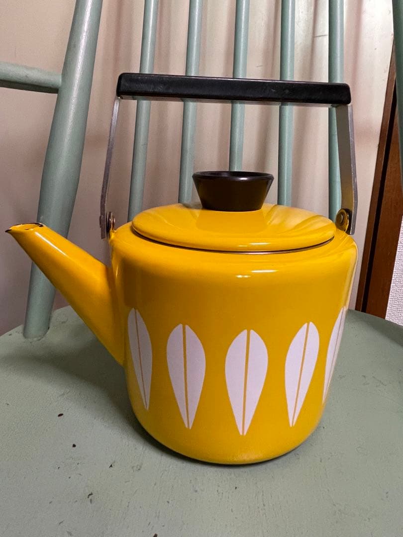 やかん　ケトル　キャサリンホルム　ヴィンテージ　イエロー　黄色　状態良好