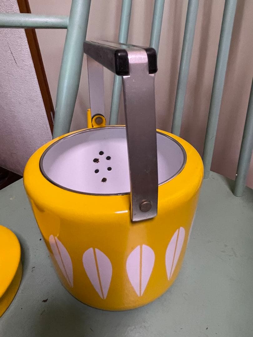 やかん　ケトル　キャサリンホルム　ヴィンテージ　イエロー　黄色　状態良好