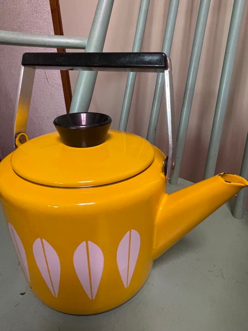 やかん　ケトル　キャサリンホルム　ヴィンテージ　イエロー　黄色　状態良好