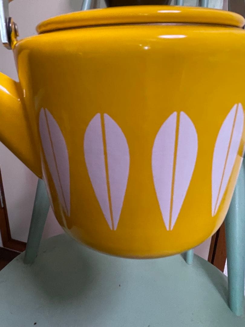 やかん　ケトル　キャサリンホルム　ヴィンテージ　イエロー　黄色　状態良好