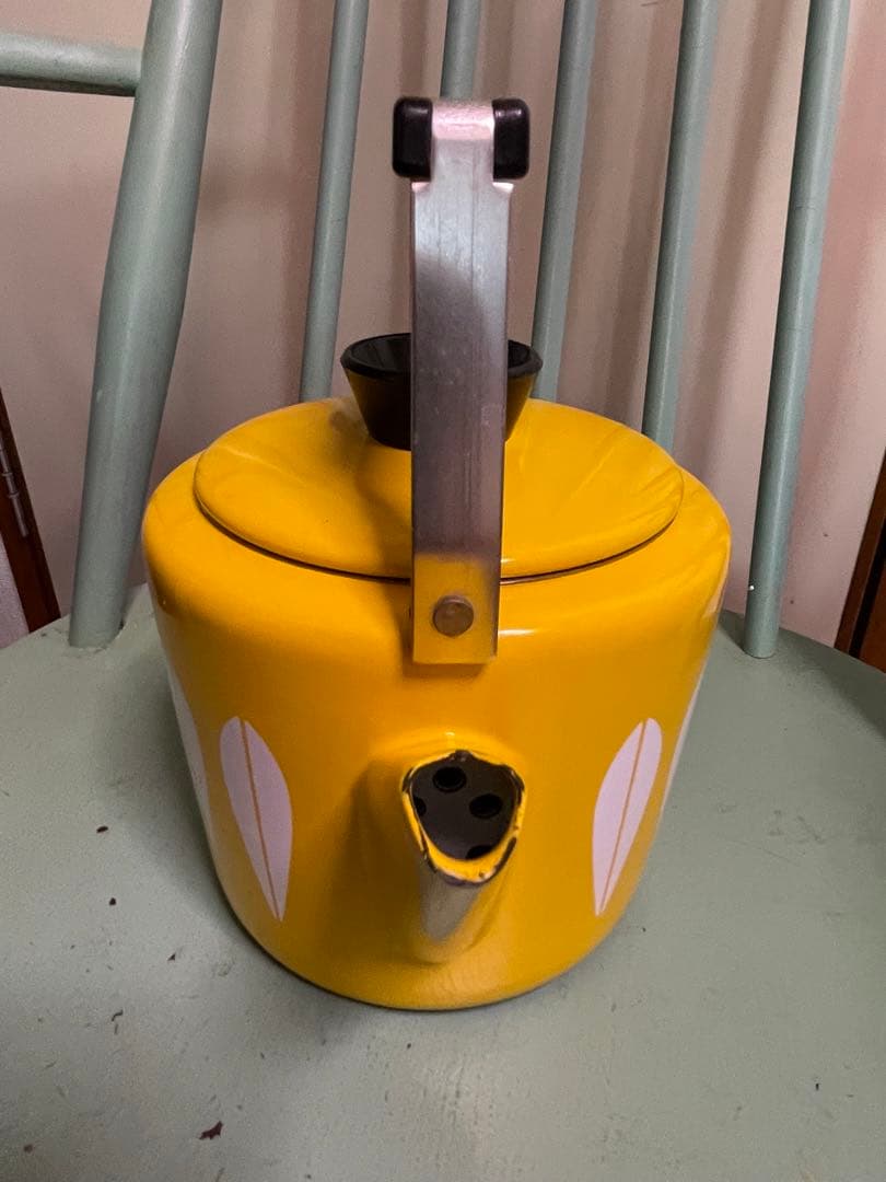 やかん　ケトル　キャサリンホルム　ヴィンテージ　イエロー　黄色　状態良好