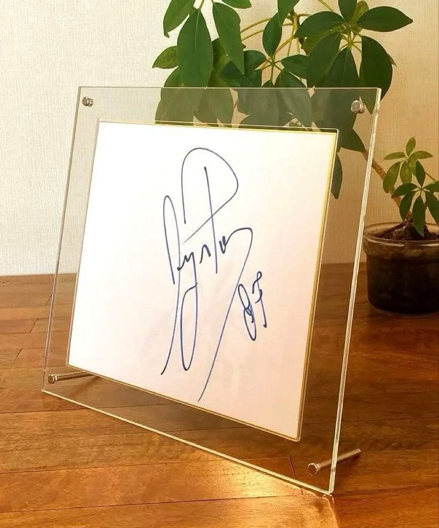 1987年第2期HONDA F1メモリアル　アイルトンセナ直筆サイン入額装品