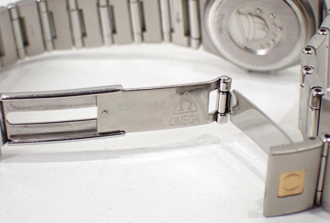 美品 オメガ コンステレーション 12Pマルチ ベゼル ダイヤ シェル 時計