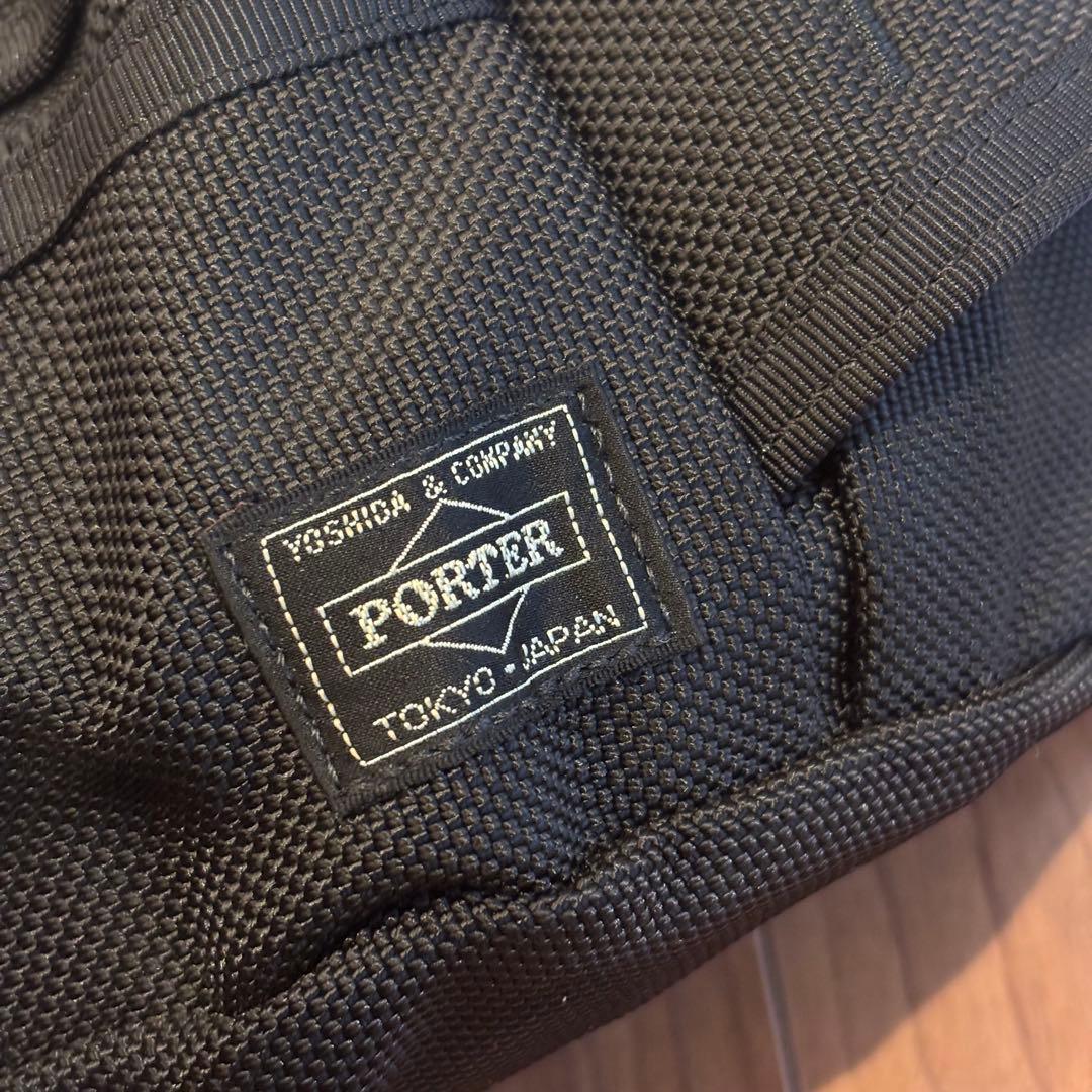 PORTER HEAT(ヒート) ポーター ボディバッグ ウエストバッグ 黒