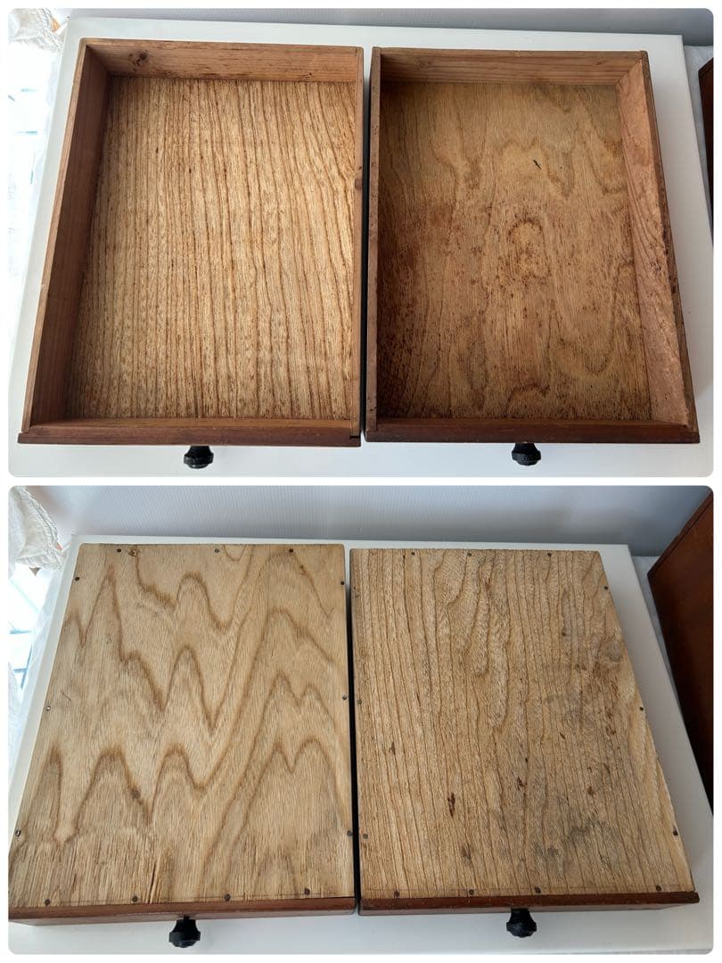 古道具　5杯抽斗　小引き出し　ヴィンテージ　アンティーク　ドロアー　昭和レトロ