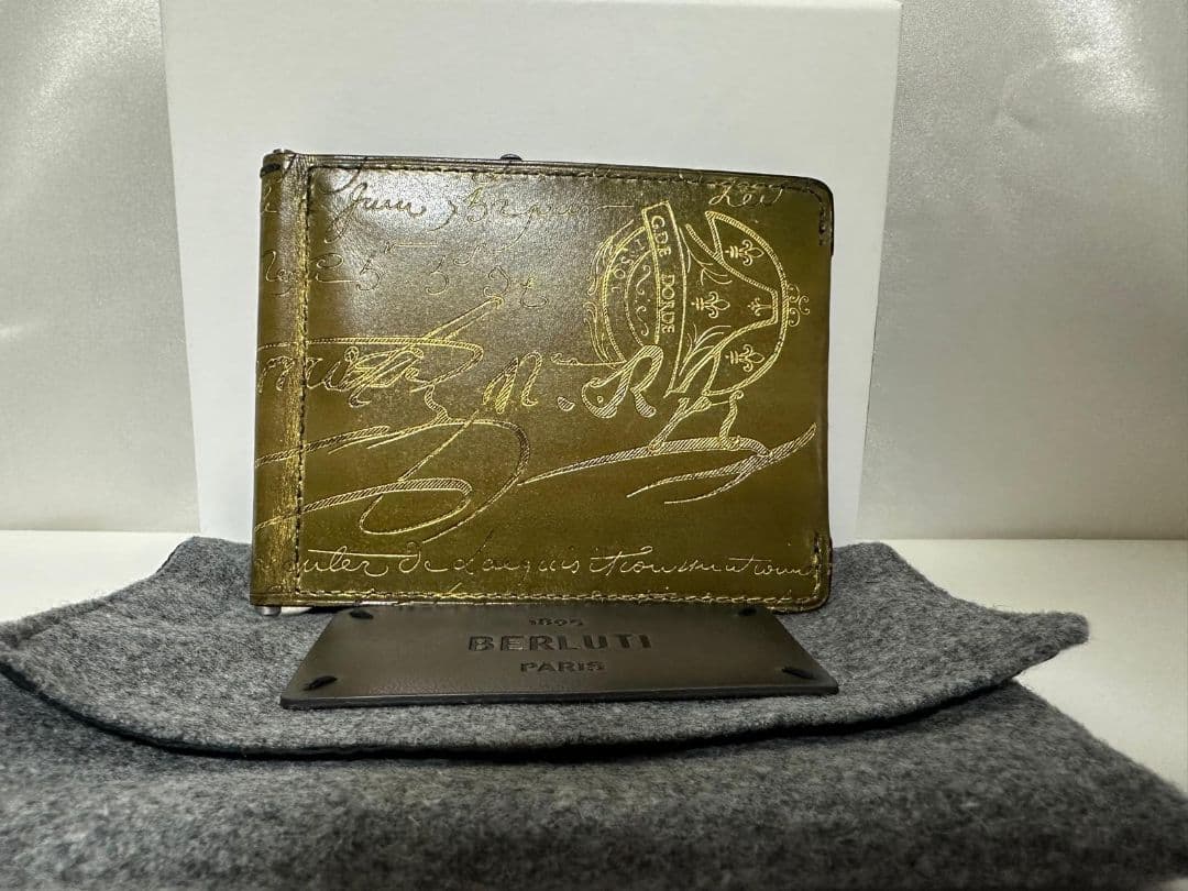 BERLUTI フィギュアマネークリップスペシャルオーダー　ゴールデンパティーヌ