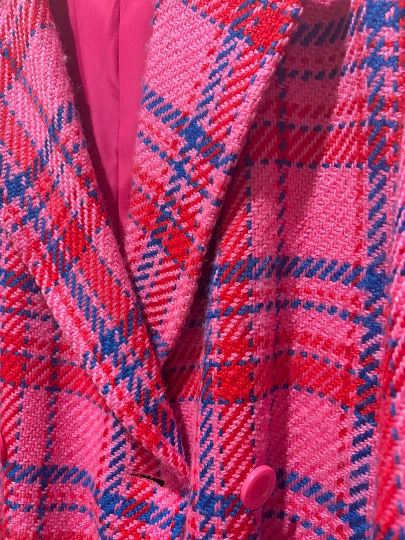 MAISON SPECIAL ロービングチェックオーバーコート